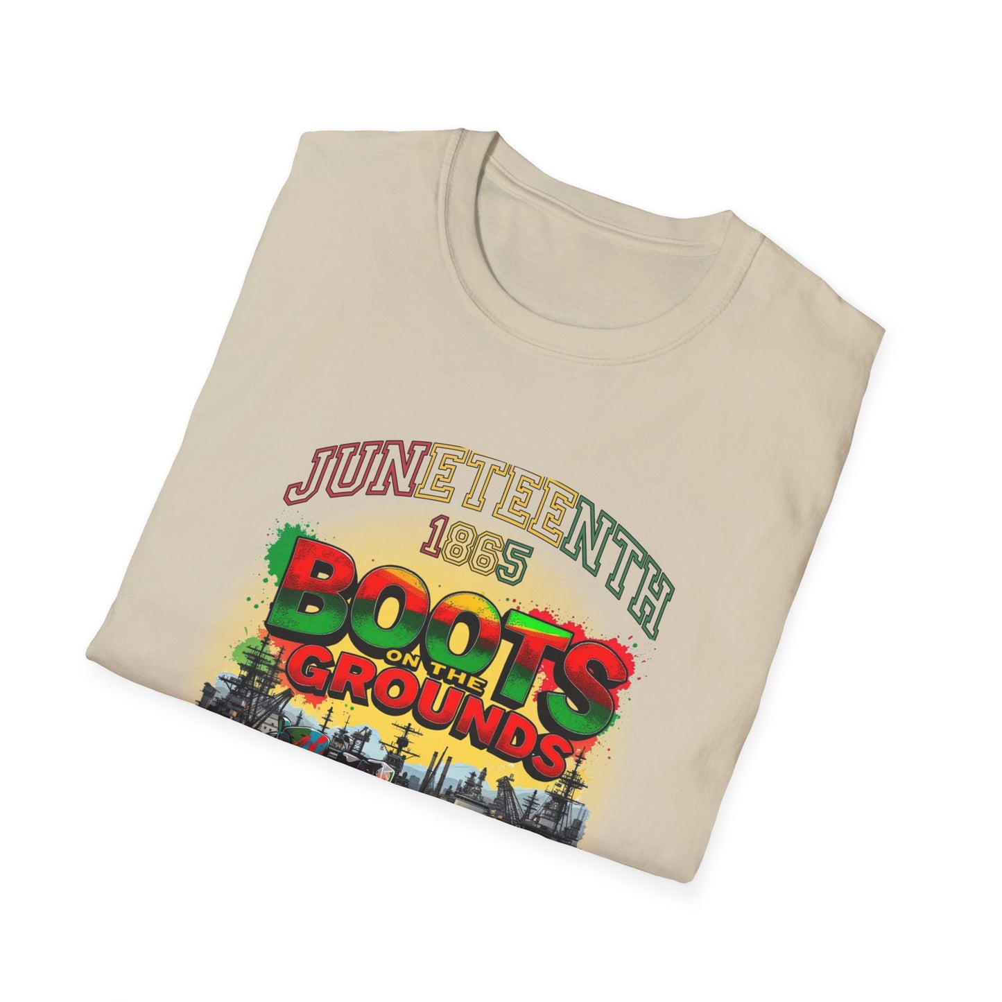 Juneteenth Boots on the Grounds Unisex T-Shirt