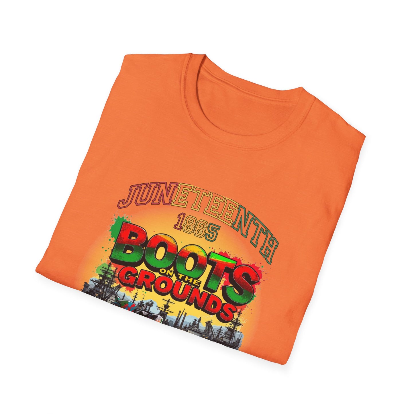 Juneteenth Boots on the Grounds Unisex T-Shirt