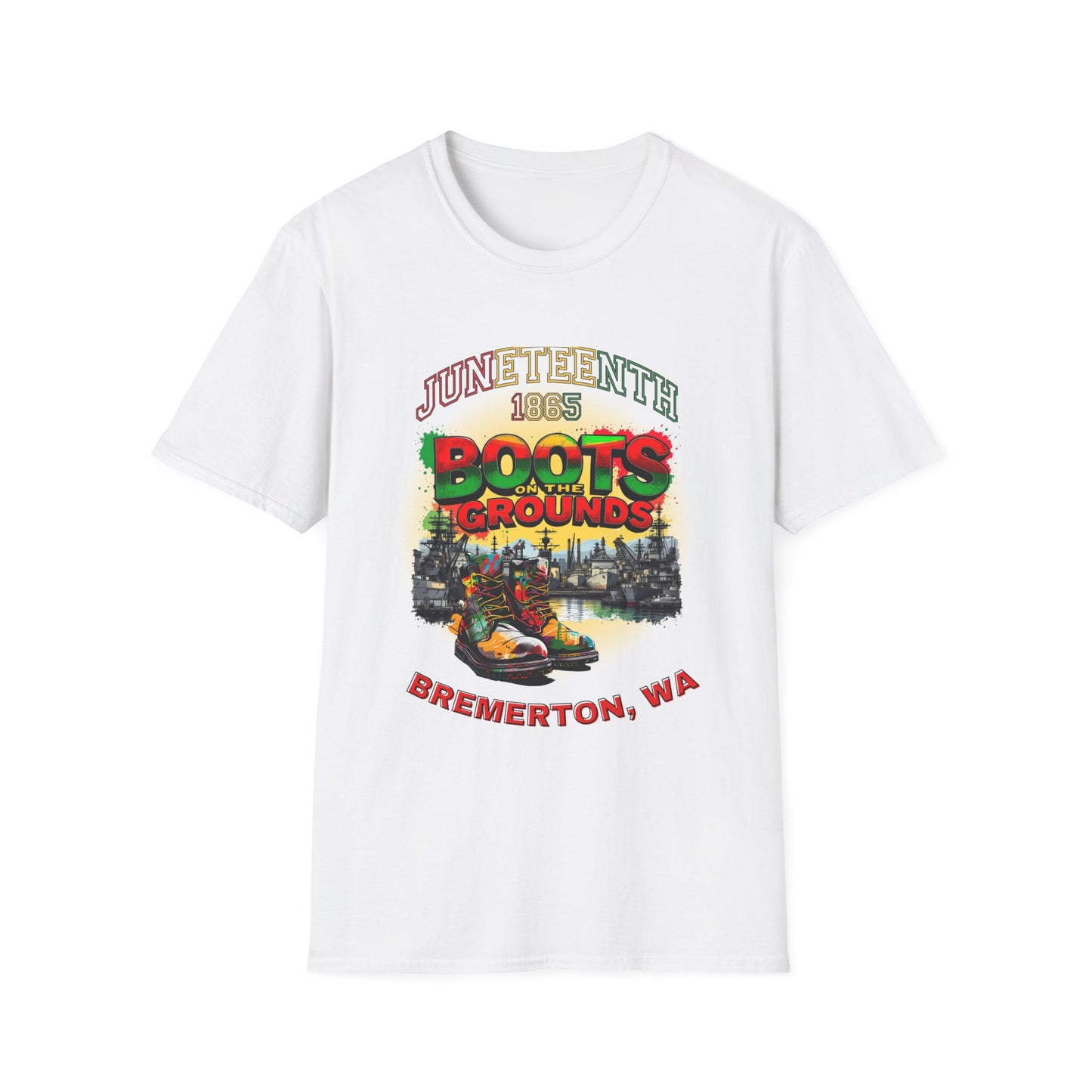 Juneteenth Boots on the Grounds Unisex T-Shirt