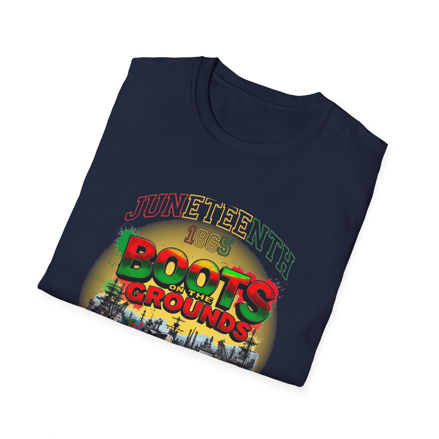 Juneteenth Boots on the Grounds Unisex T-Shirt