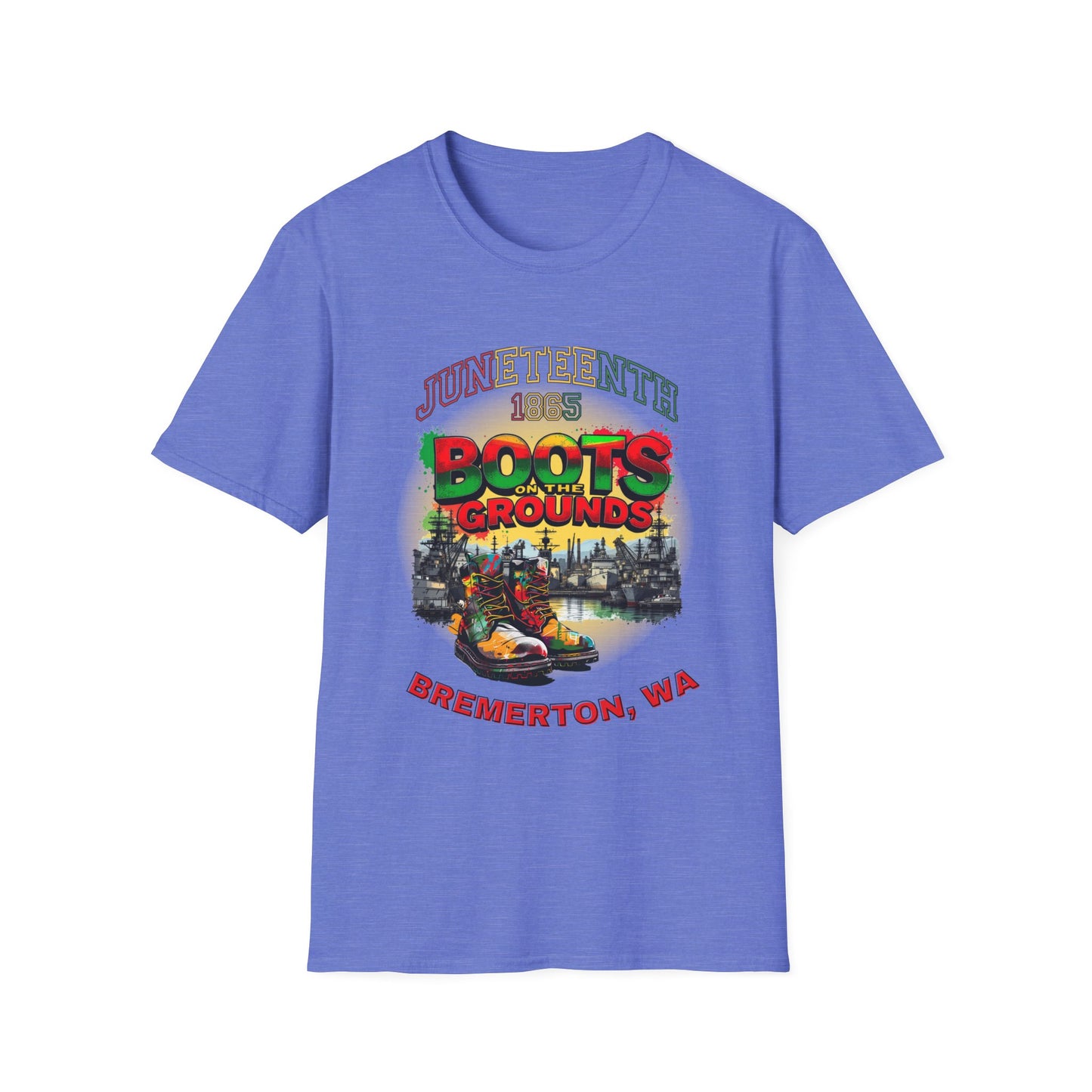 Juneteenth Boots on the Grounds Unisex T-Shirt