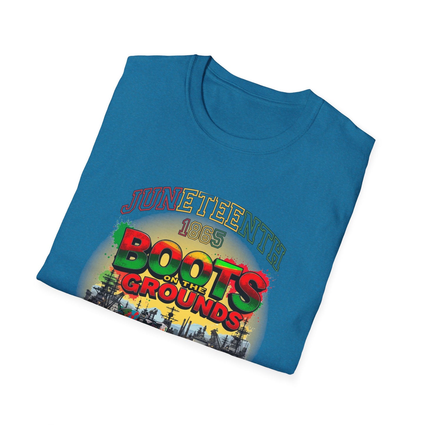 Juneteenth Boots on the Grounds Unisex T-Shirt