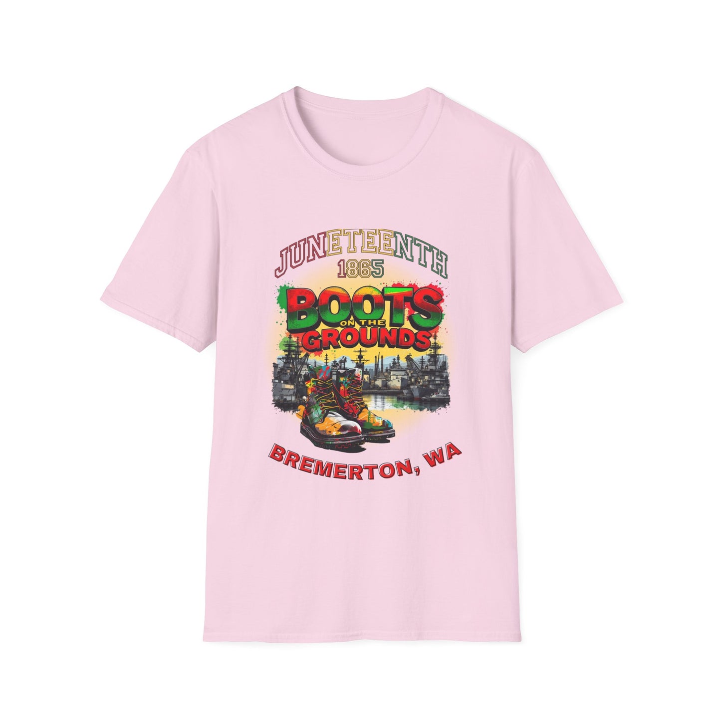 Juneteenth Boots on the Grounds Unisex T-Shirt