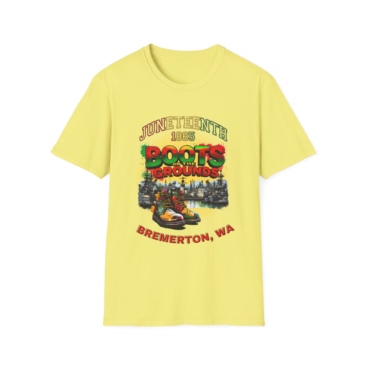 Juneteenth Boots on the Grounds Unisex T-Shirt