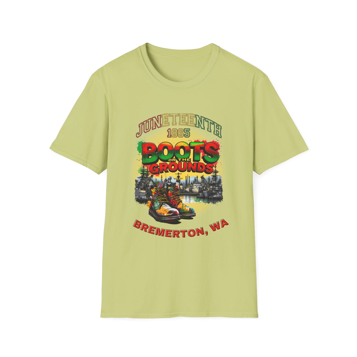 Juneteenth Boots on the Grounds Unisex T-Shirt