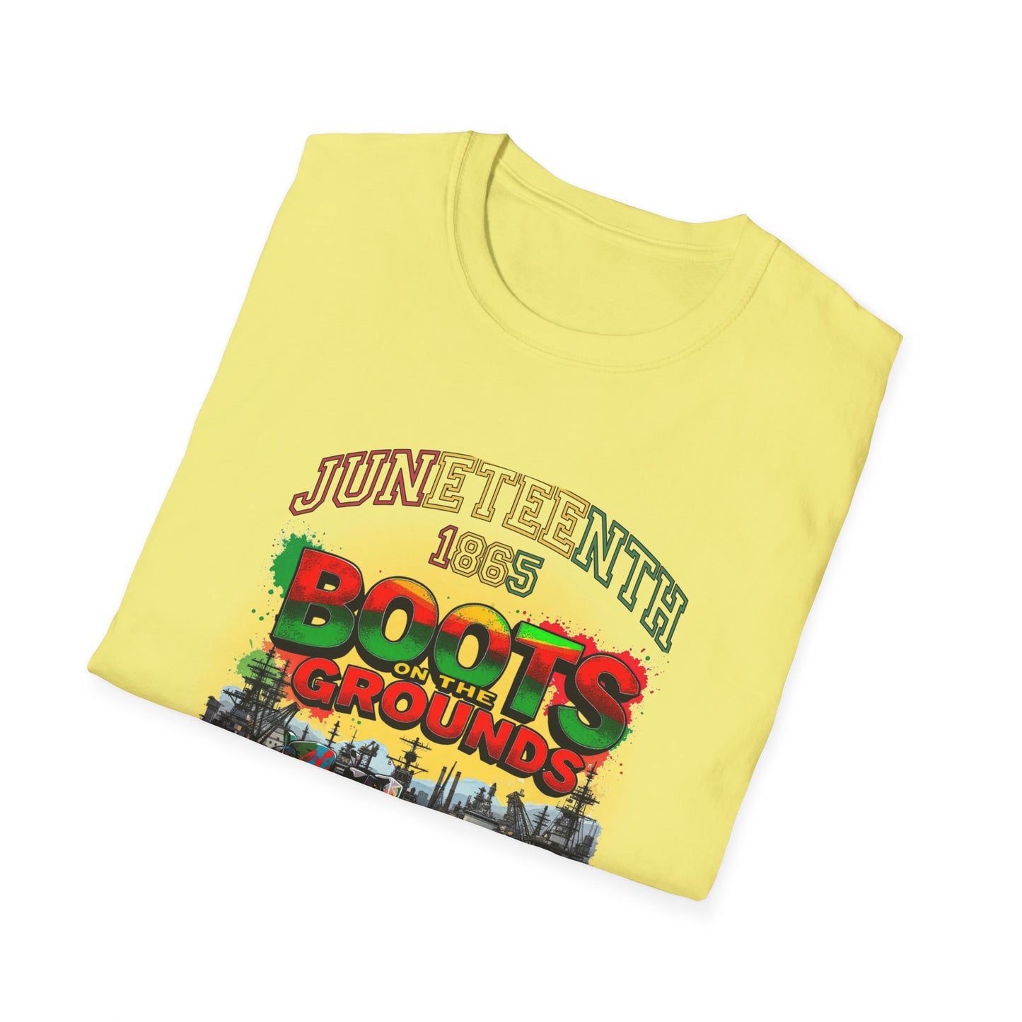 Juneteenth Boots on the Grounds Unisex T-Shirt