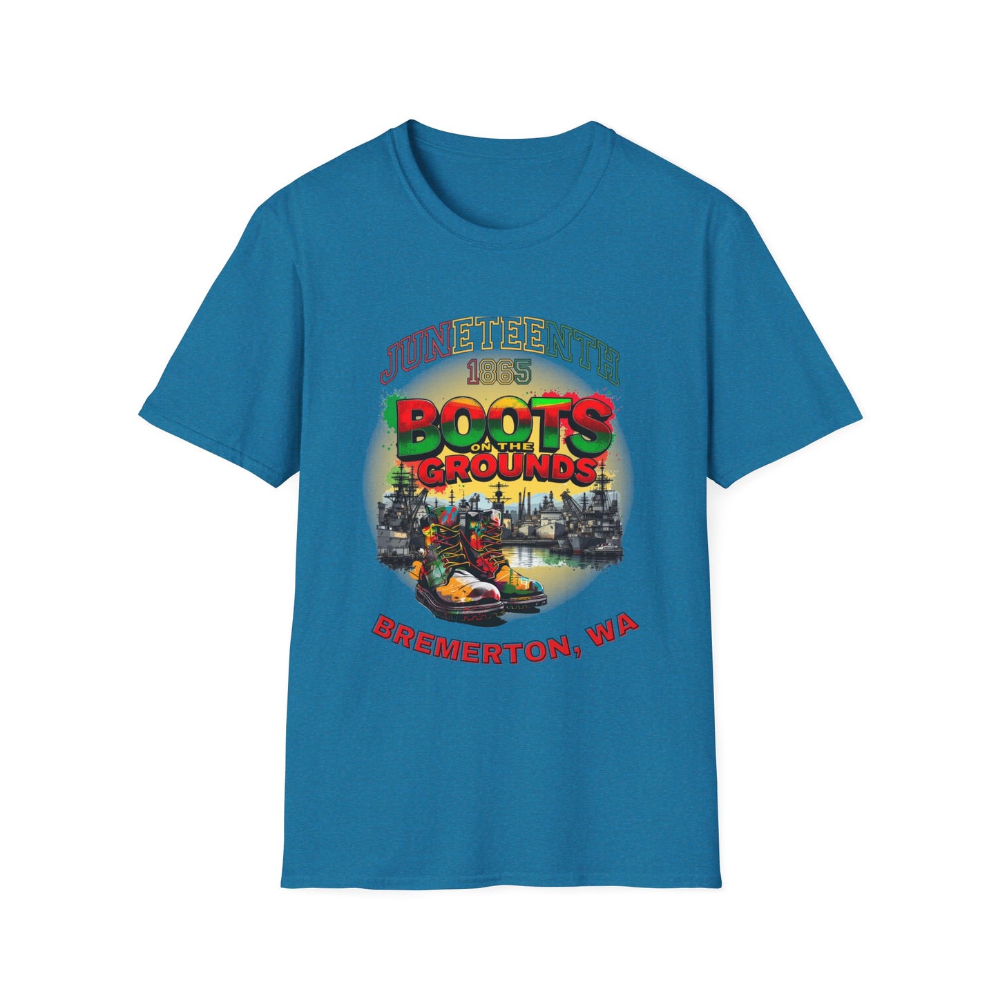 Juneteenth Boots on the Grounds Unisex T-Shirt