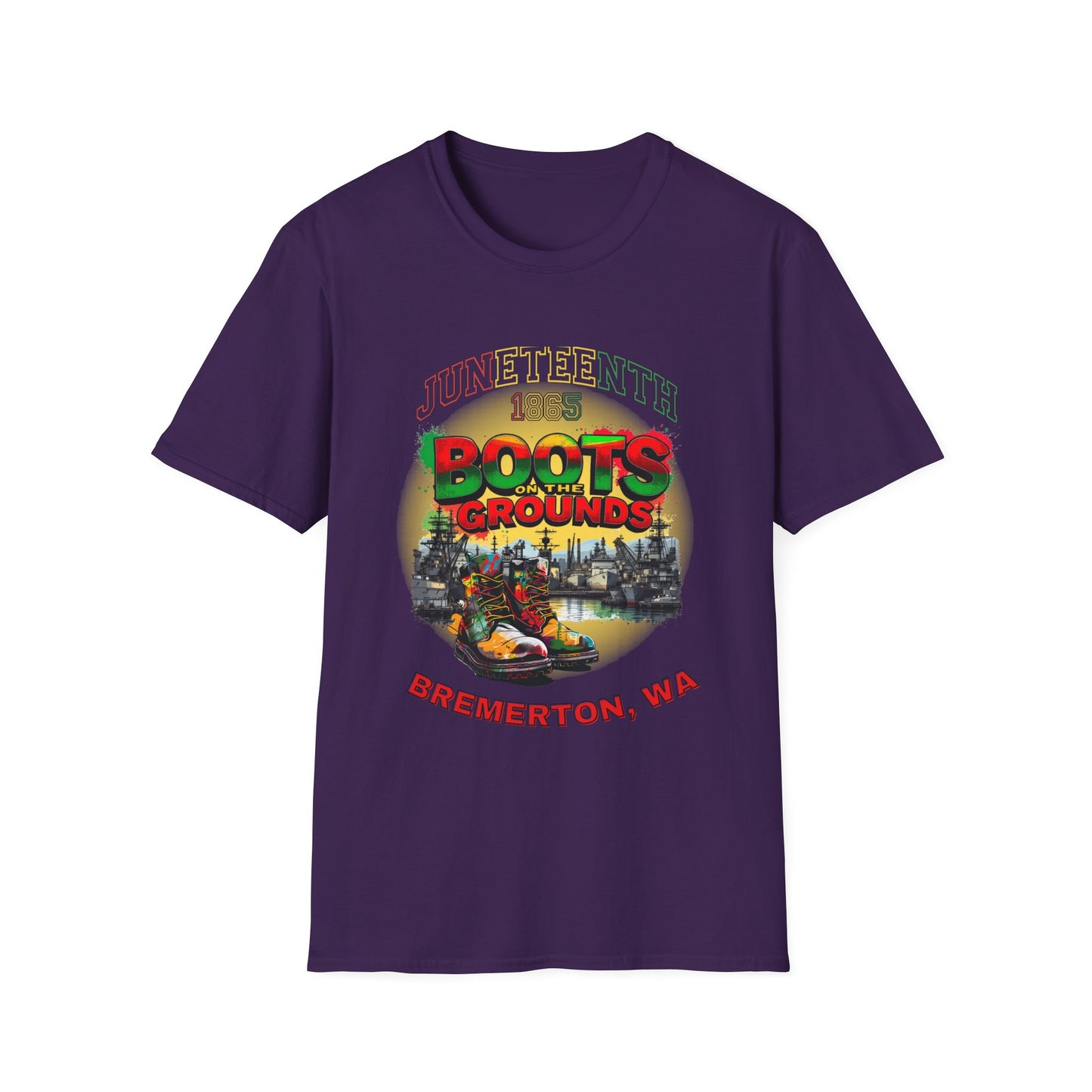 Juneteenth Boots on the Grounds Unisex T-Shirt