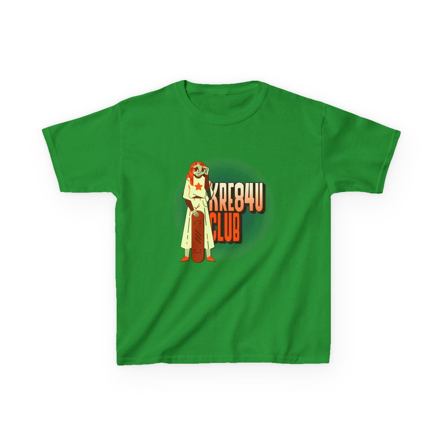 Cool Kids Heavy Cotton™ Tee - 'Kre8t4u Club' Graphic T-Shirt for Fun & Adventure