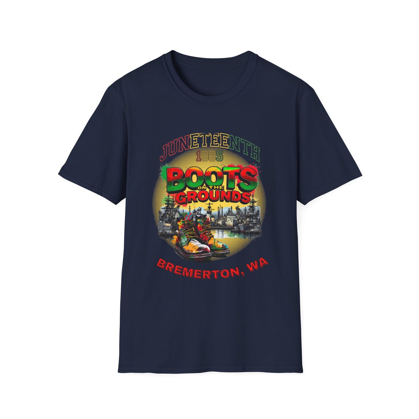 Juneteenth Boots on the Grounds Unisex T-Shirt