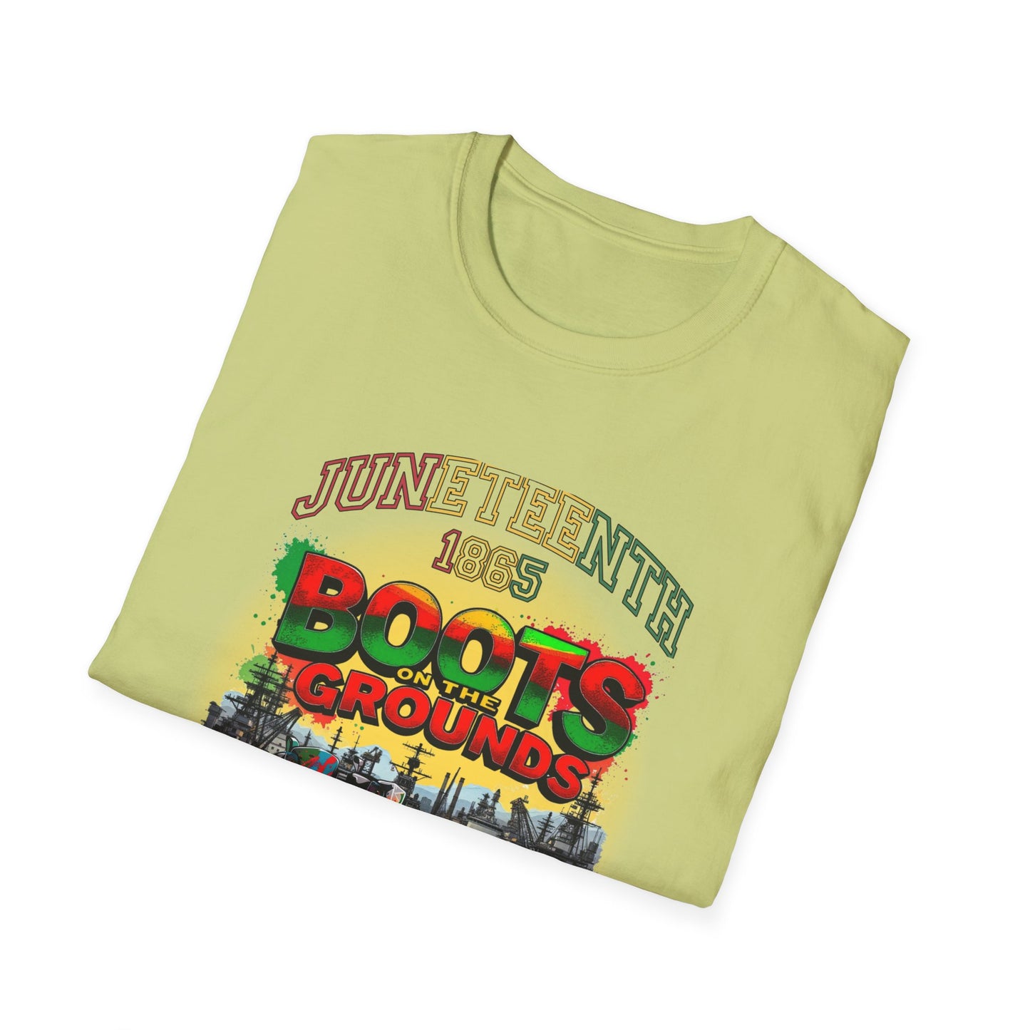 Juneteenth Boots on the Grounds Unisex T-Shirt
