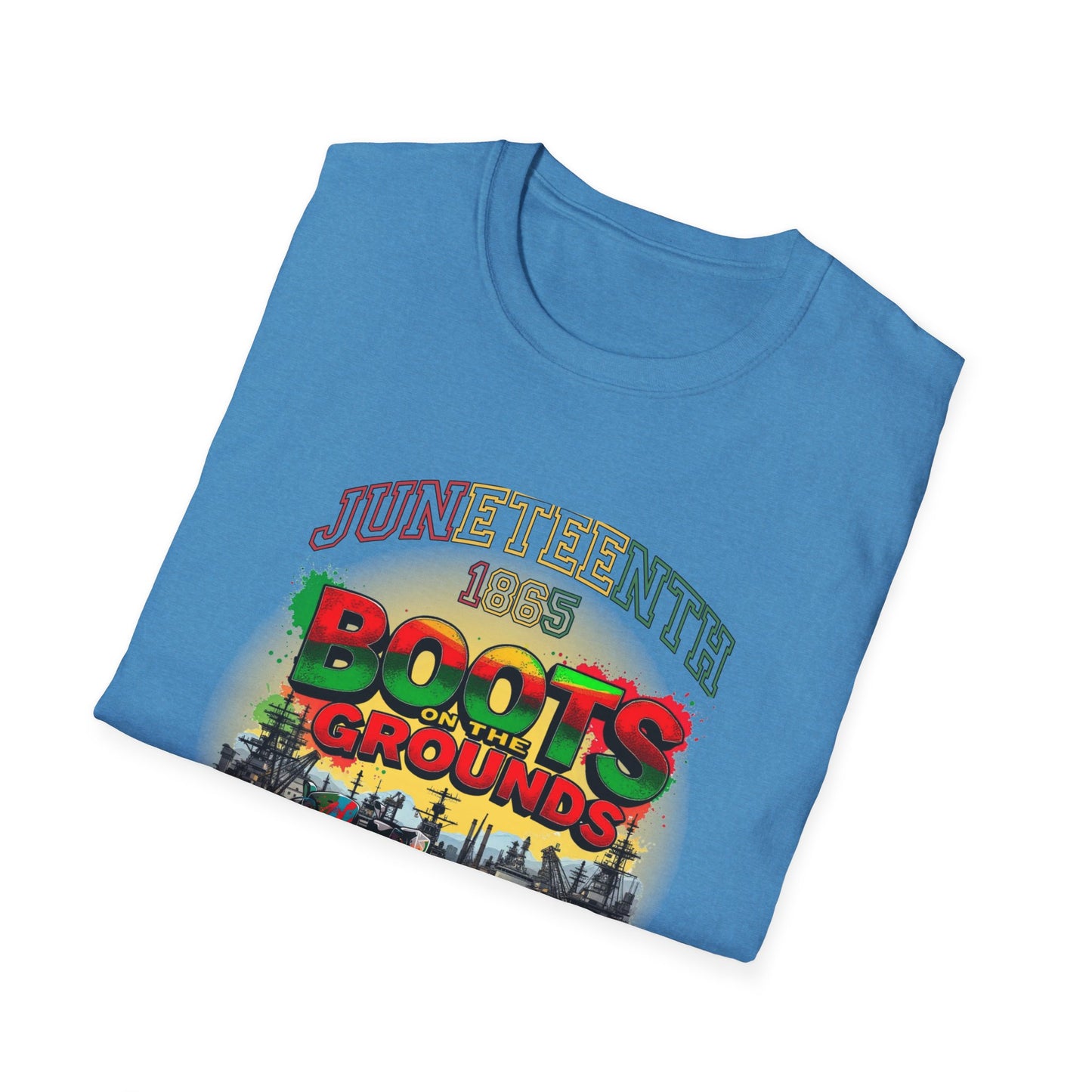 Juneteenth Boots on the Grounds Unisex T-Shirt