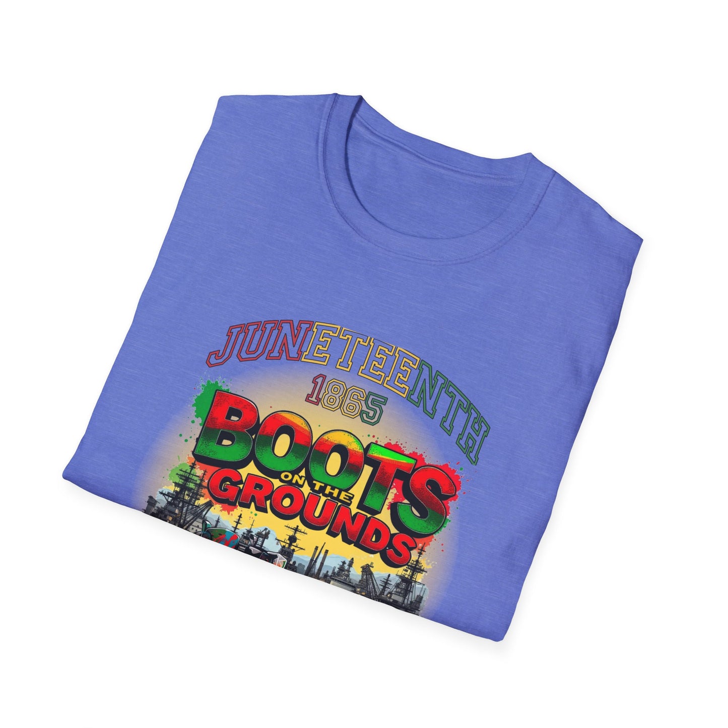 Juneteenth Boots on the Grounds Unisex T-Shirt