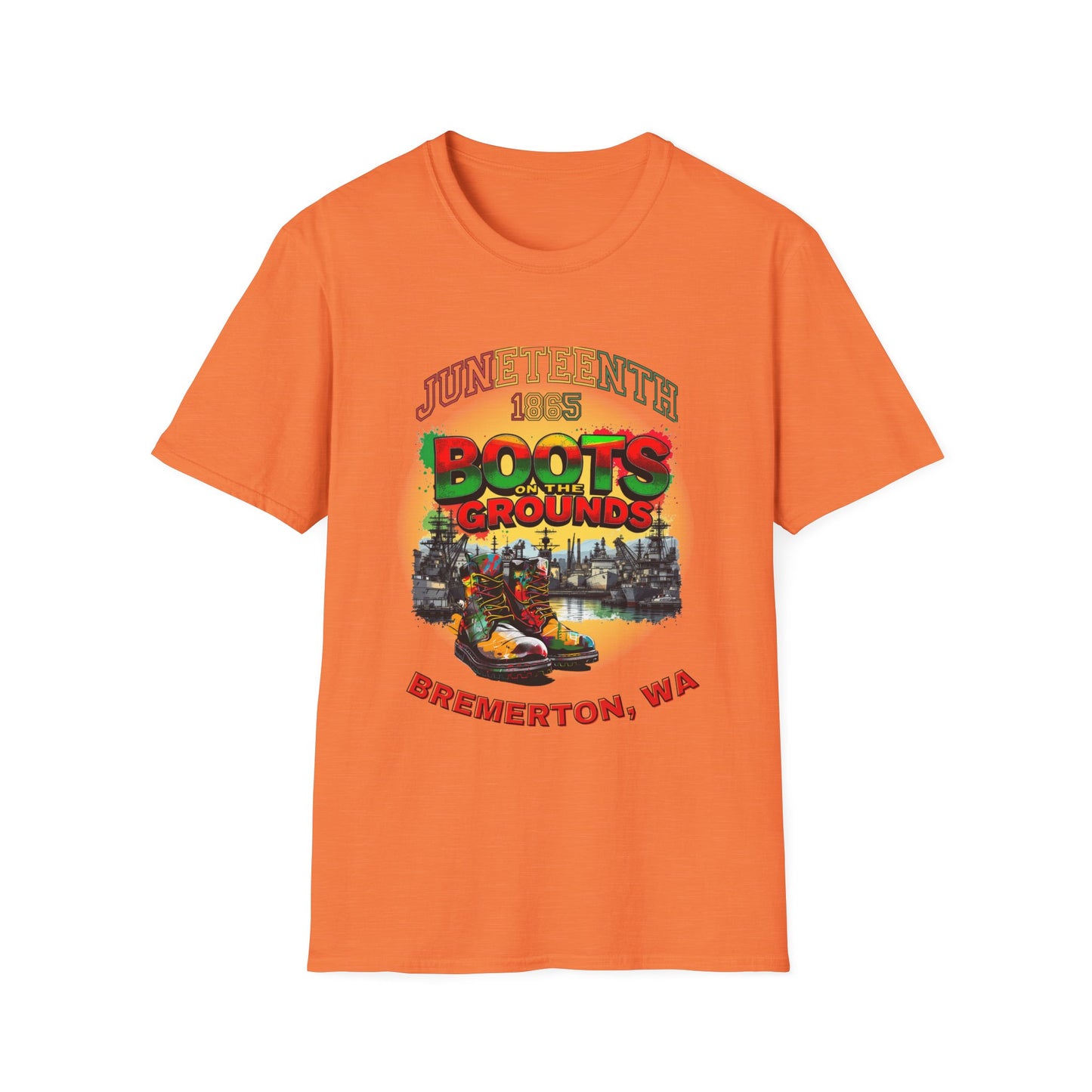 Juneteenth Boots on the Grounds Unisex T-Shirt