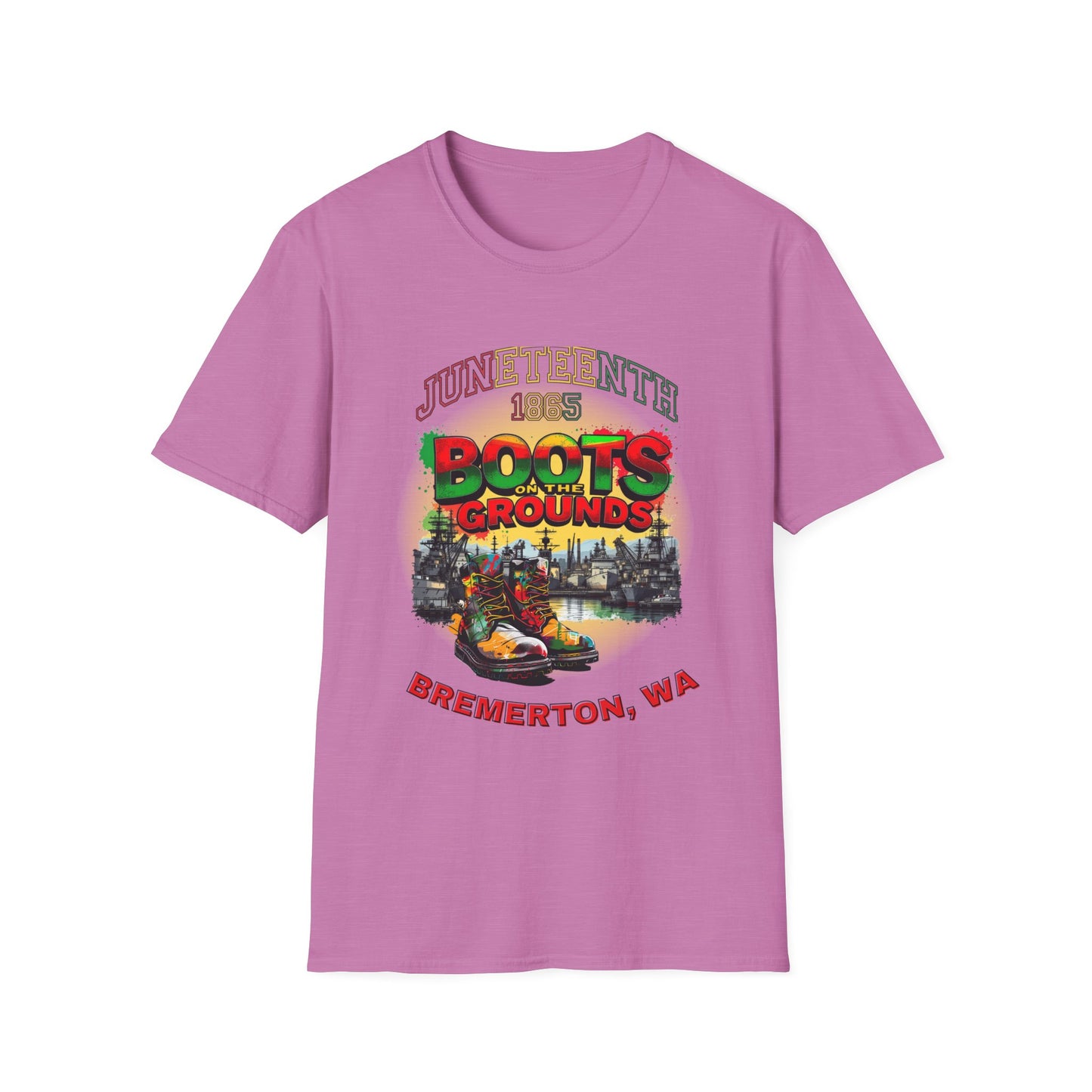 Juneteenth Boots on the Grounds Unisex T-Shirt