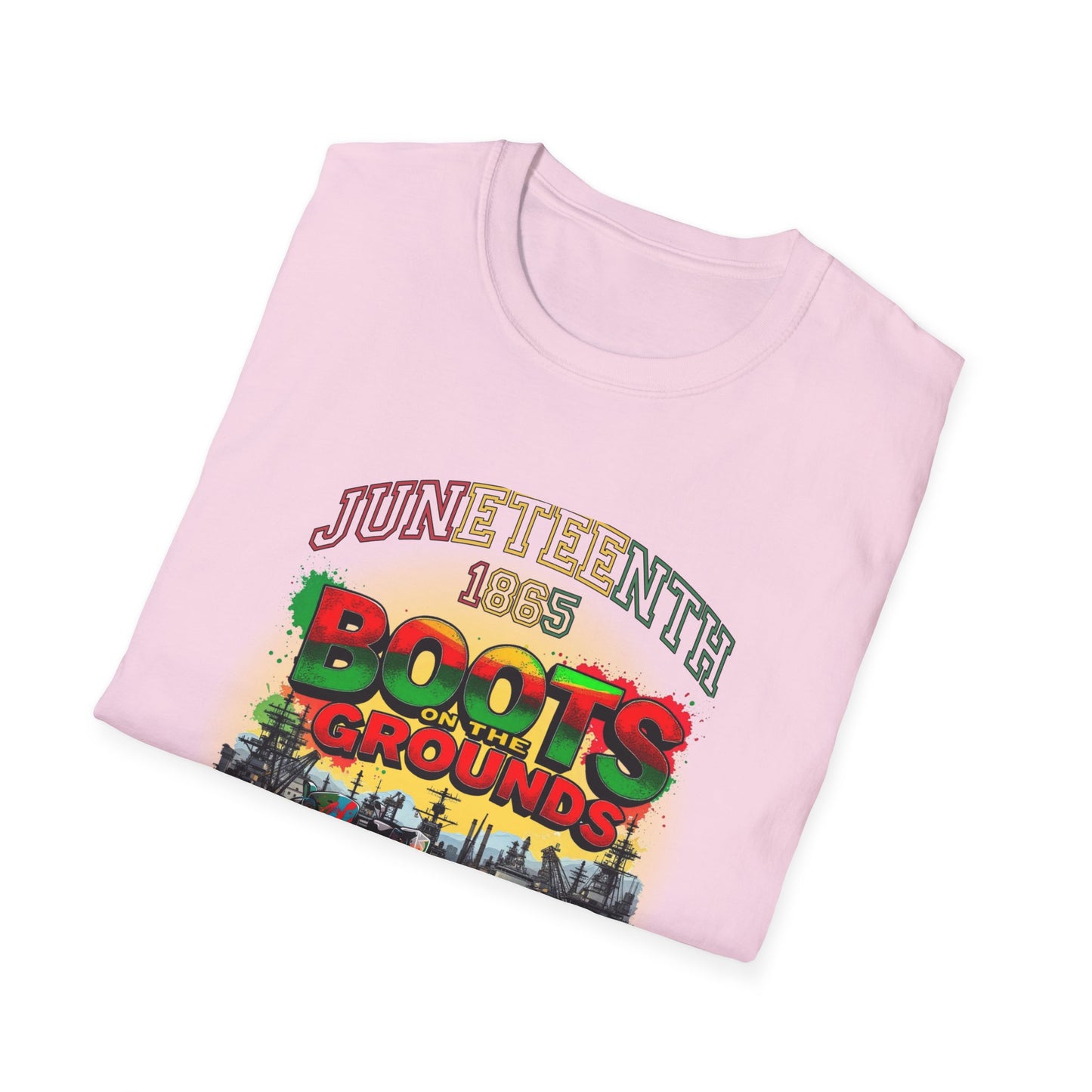Juneteenth Boots on the Grounds Unisex T-Shirt