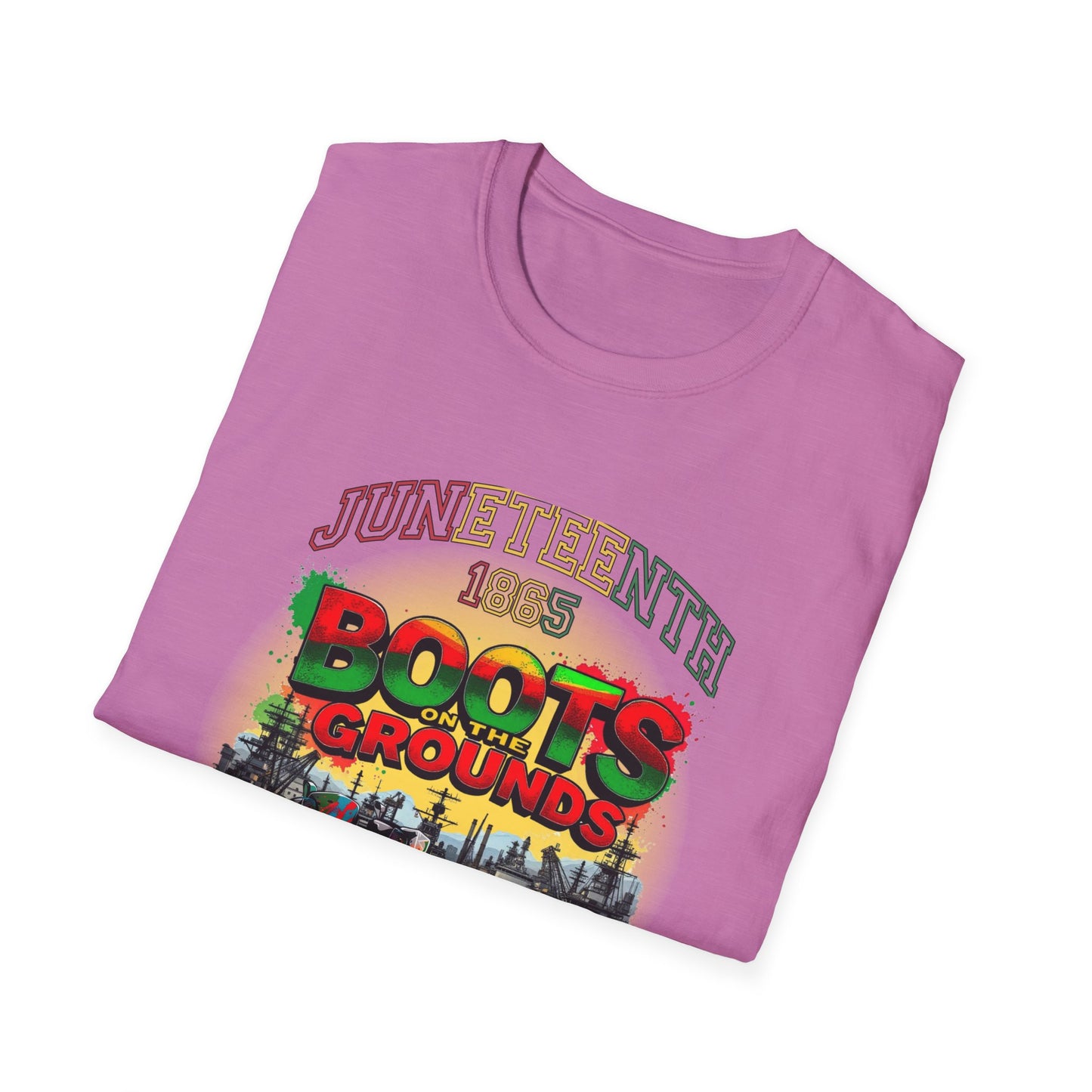 Juneteenth Boots on the Grounds Unisex T-Shirt