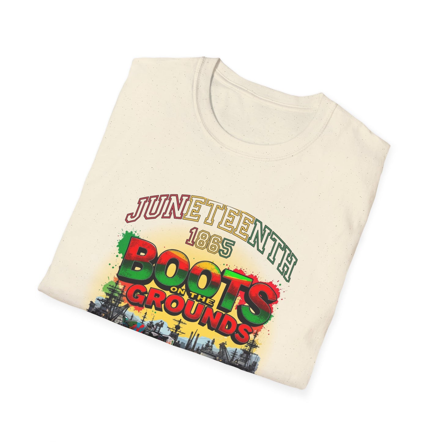 Juneteenth Boots on the Grounds Unisex T-Shirt