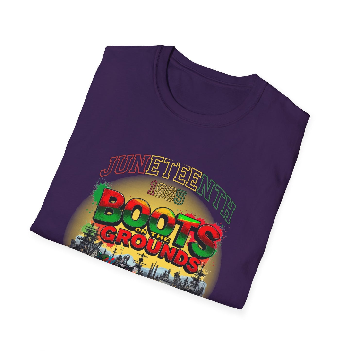 Juneteenth Boots on the Grounds Unisex T-Shirt