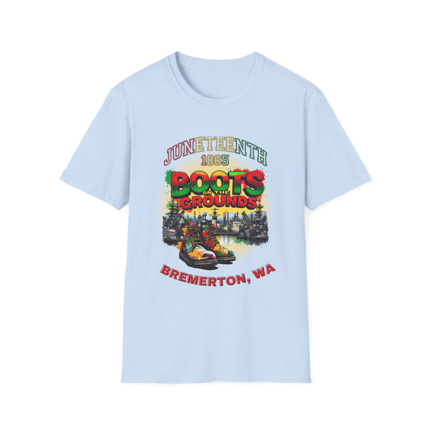 Juneteenth Boots on the Grounds Unisex T-Shirt