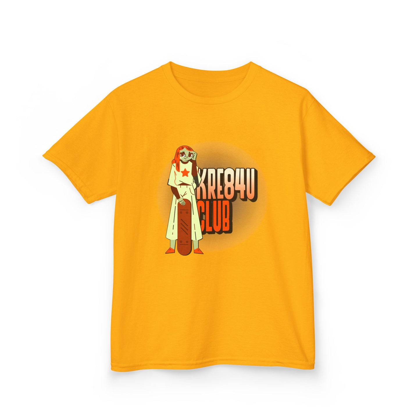 Cool Kids Heavy Cotton™ Tee - 'Kre8t4u Club' Graphic T-Shirt for Fun & Adventure