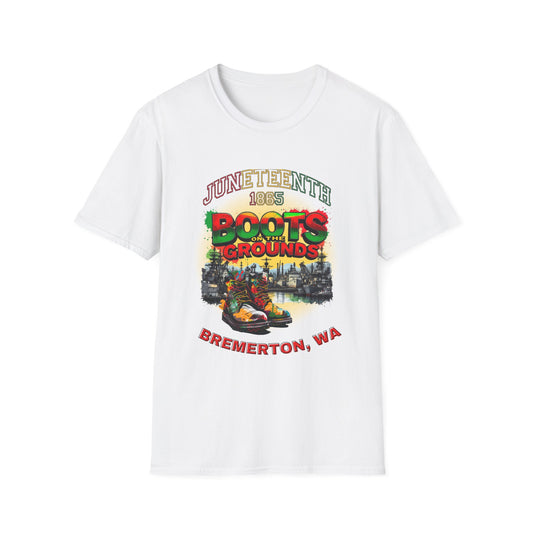 Juneteenth Boots on the Grounds Unisex T-Shirt