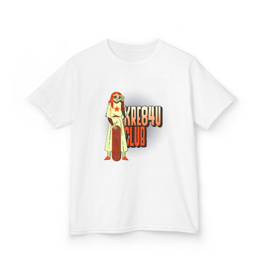 Cool Kids Heavy Cotton™ Tee - 'Kre8t4u Club' Graphic T-Shirt for Fun & Adventure